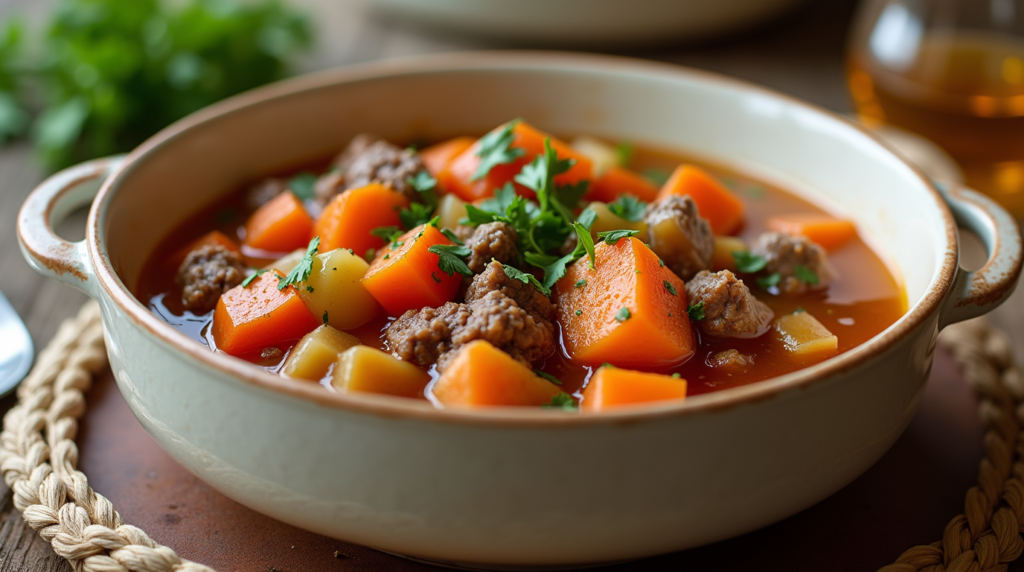 Old-Fashioned Vegetable Beef Soup