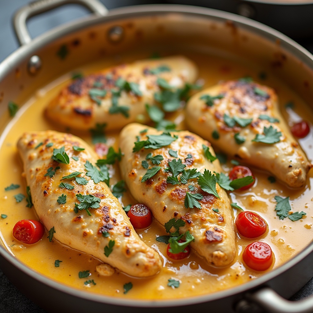 One-Pot Creamy Tuscan Chicken very delicious and simple