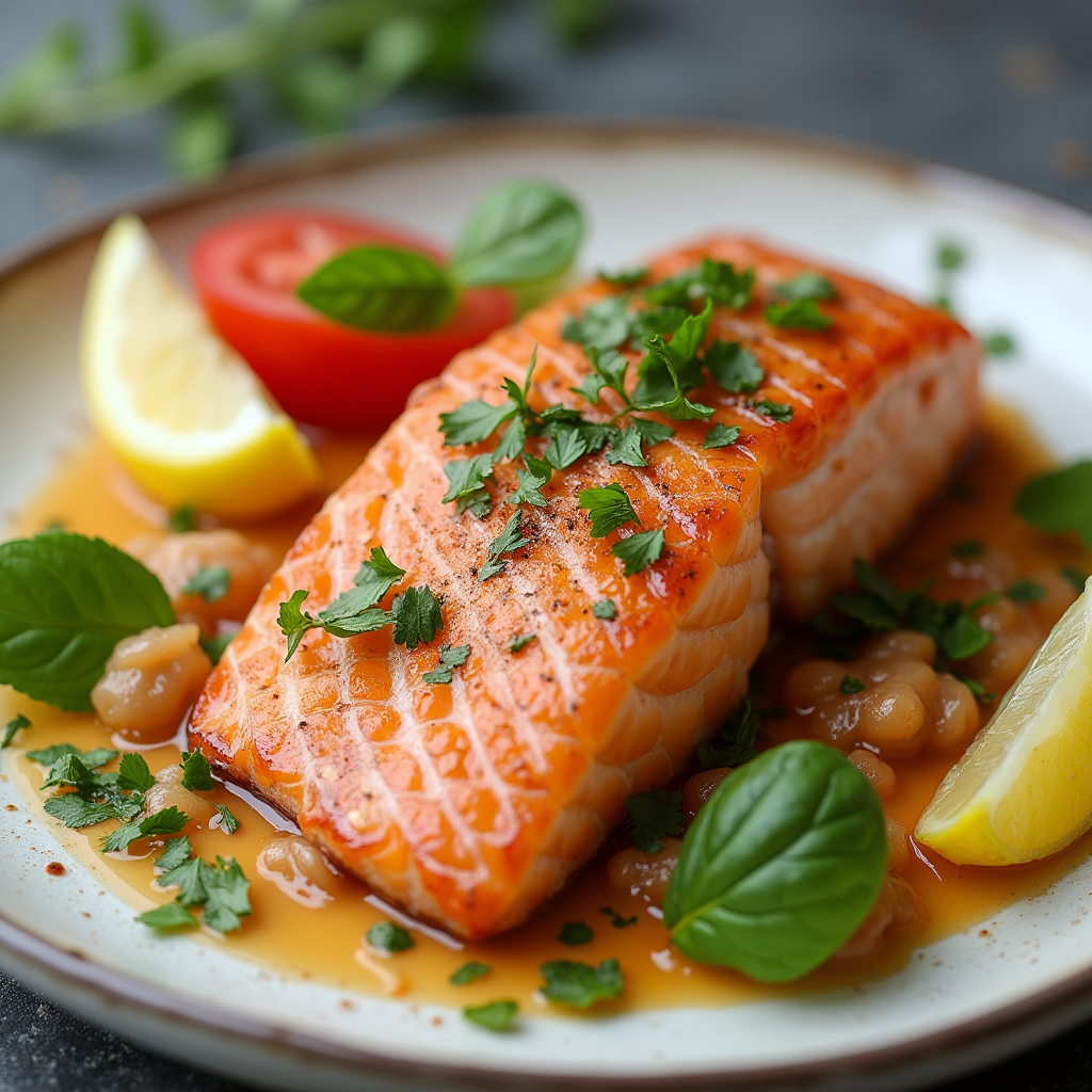 Salmon Ladder Delight: A Flavorful Climb to Gourmet Perfection