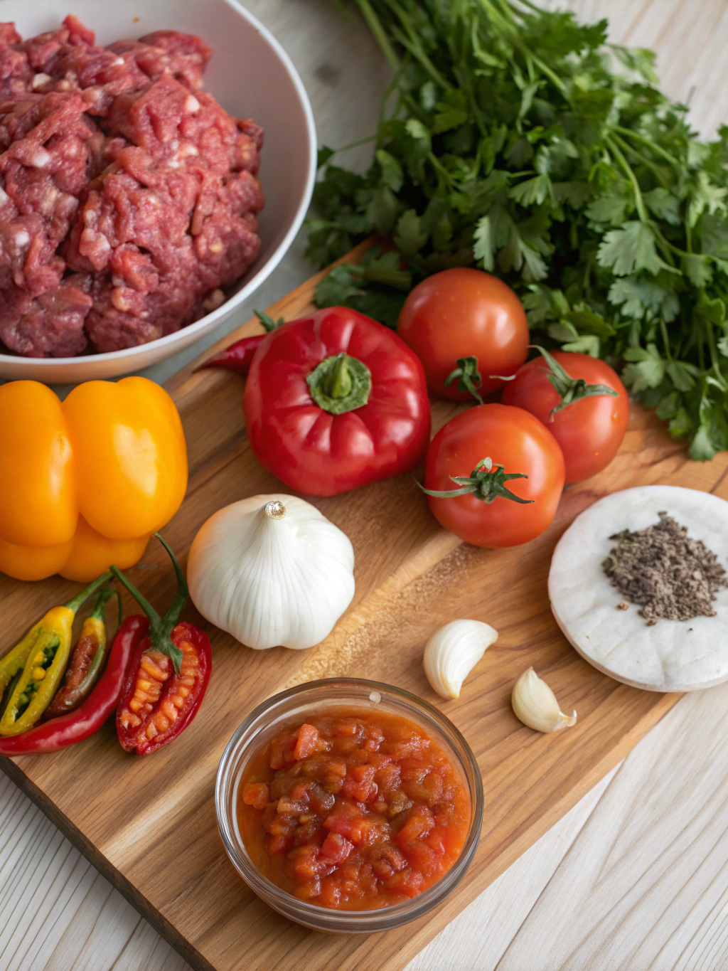 Albóndigas en Salsa Ingredients