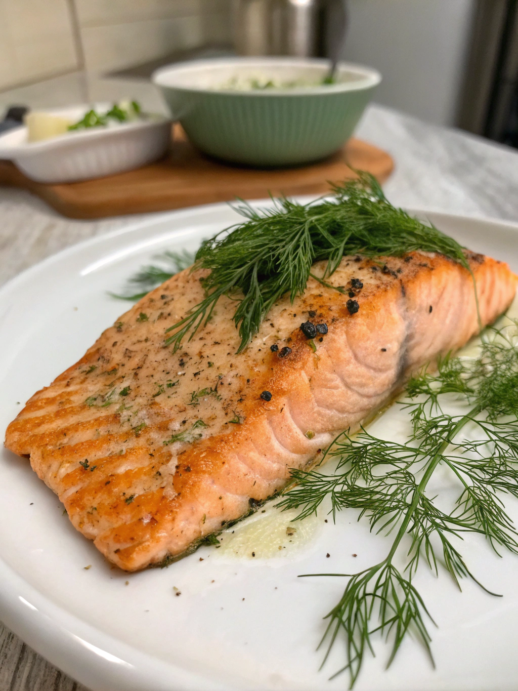 Baked Salmon with Dill Ingredients