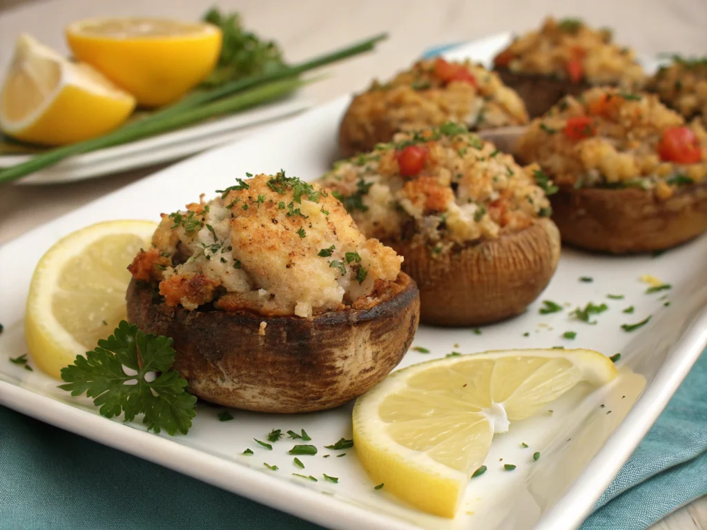 Crab Stuffed Mushrooms