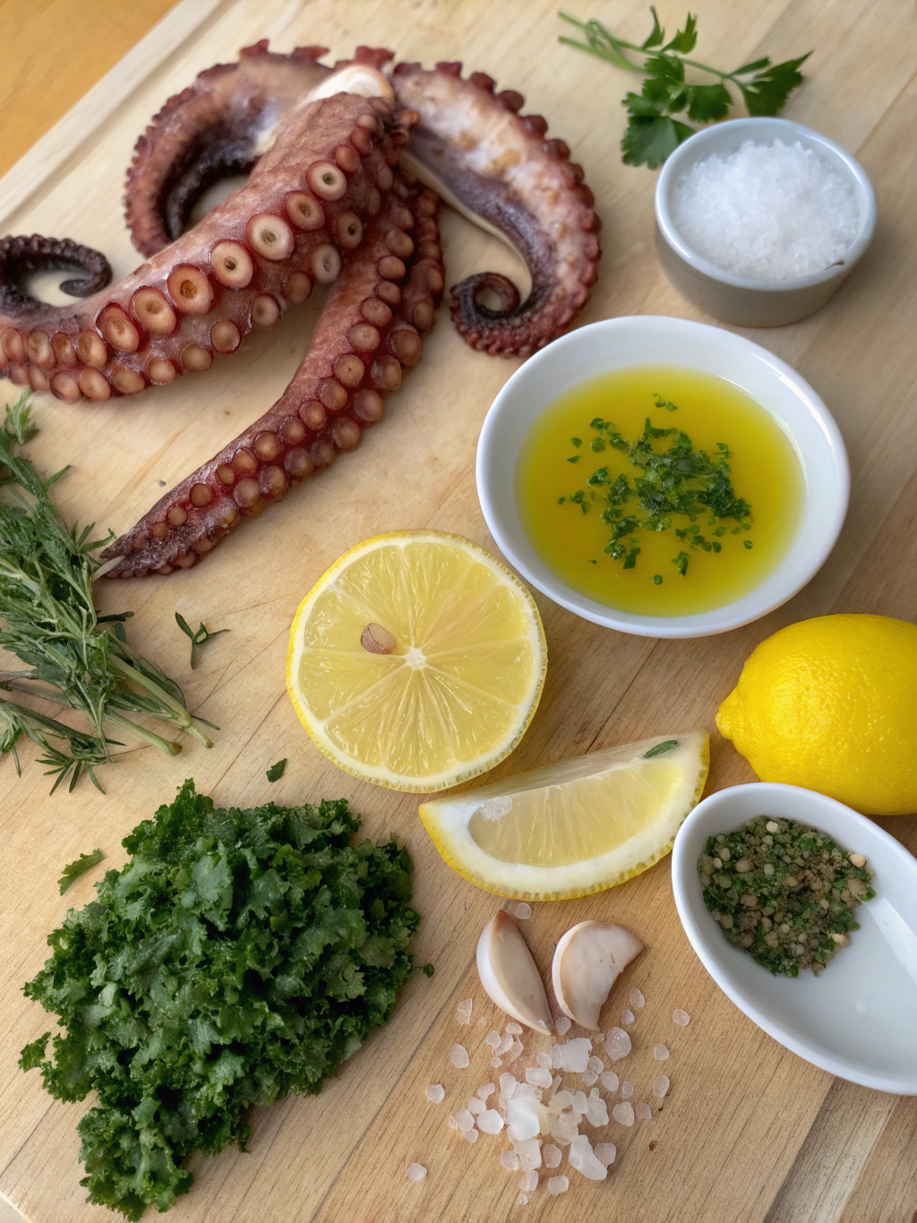 Grilled Octopus Ingredients