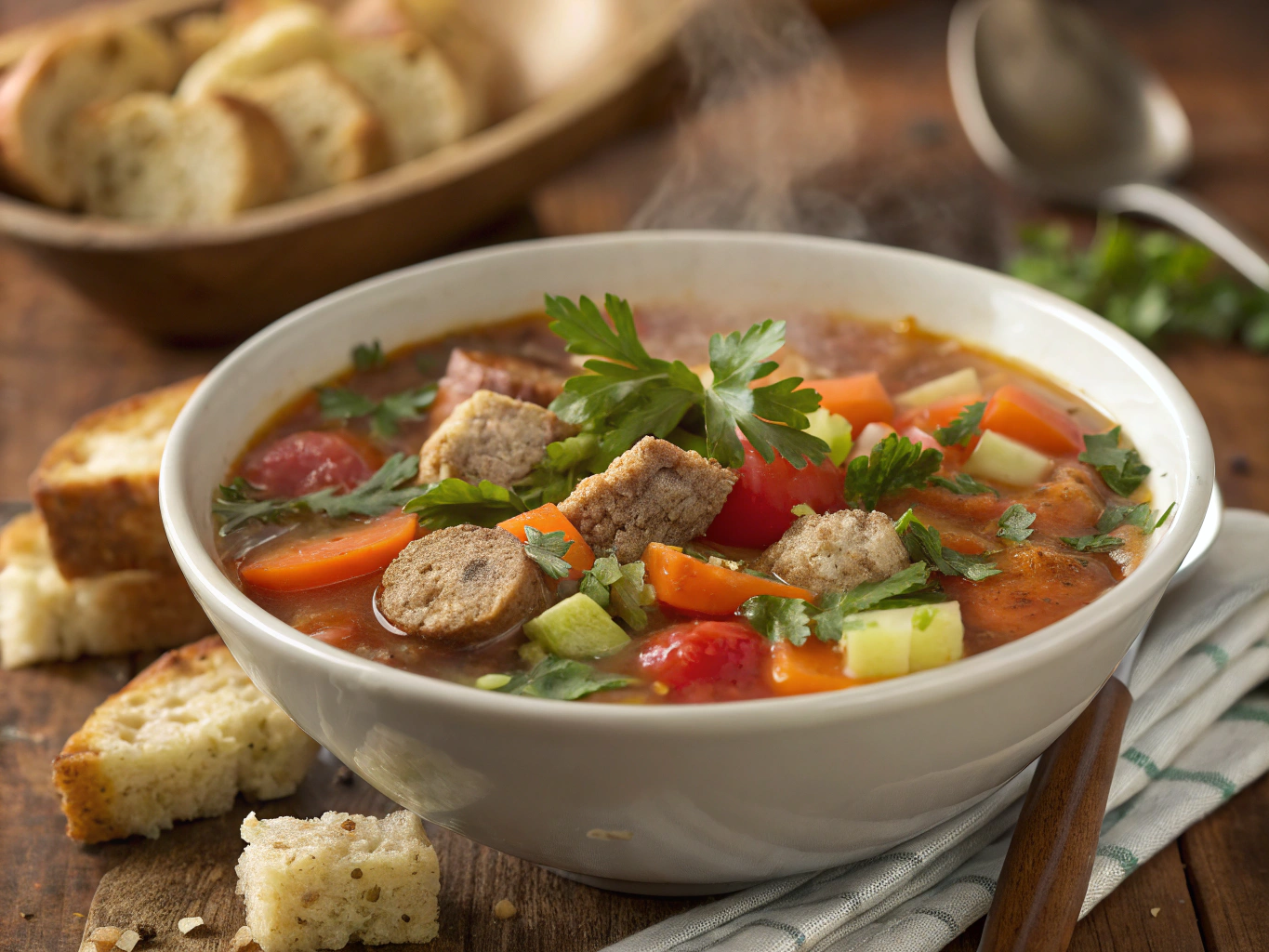 Turkey Sausage Soup
