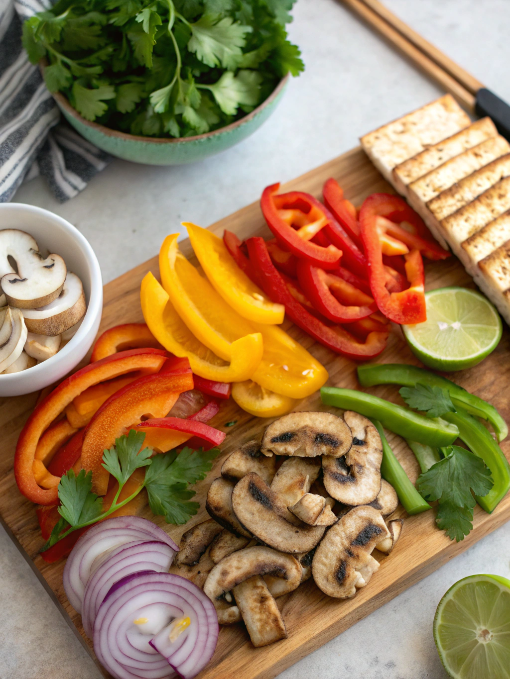 Vegan Fajitas ingredients