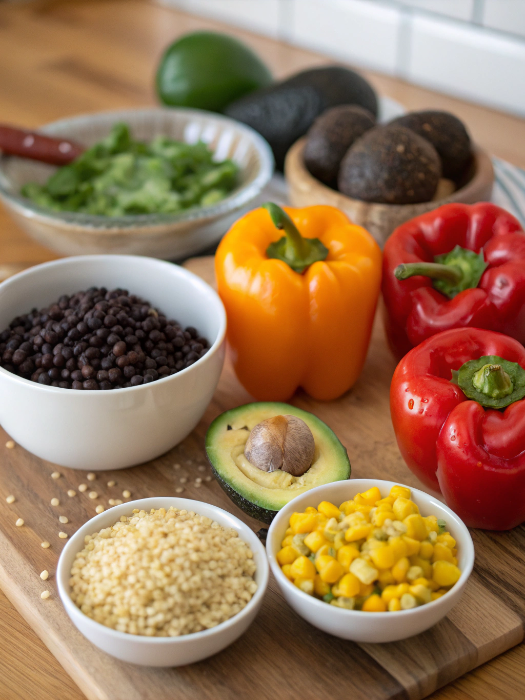 Vegan Stuffed Peppers Ingredients
