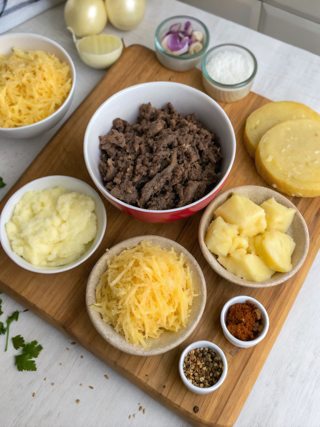 Escondidinho de Carne Ingredients