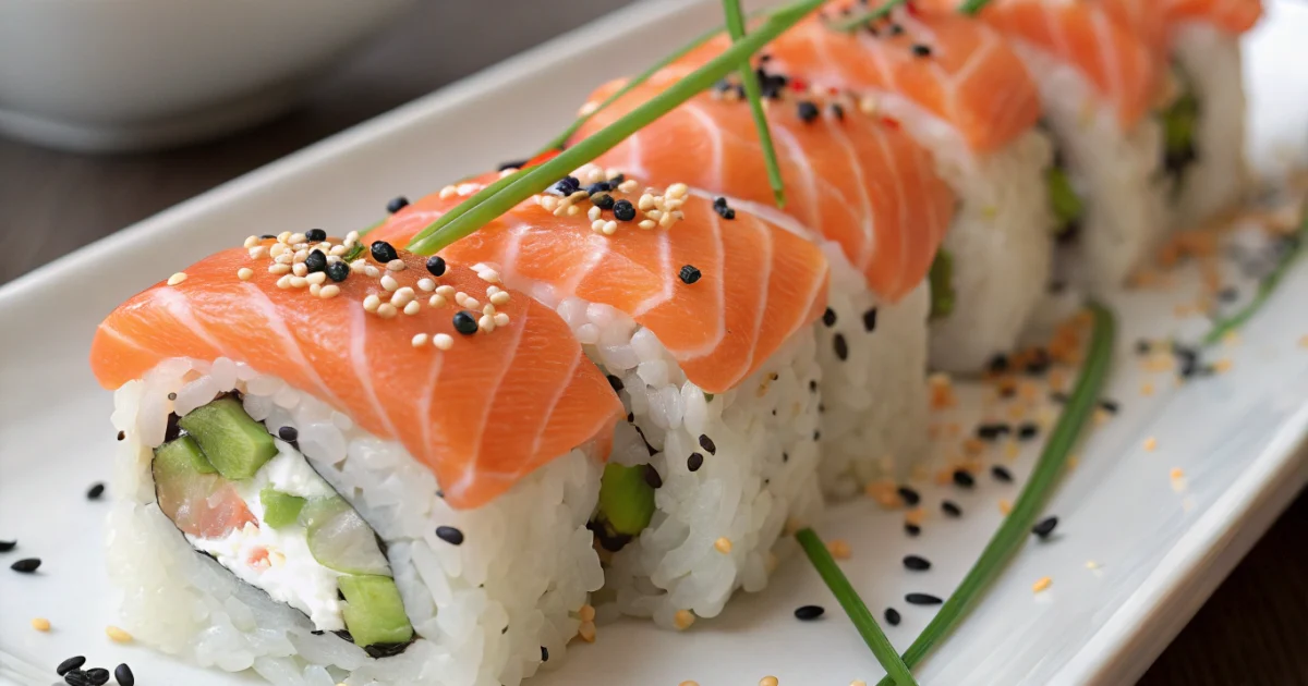 salmon-sushi-rolls Salmon Sushi Rolls