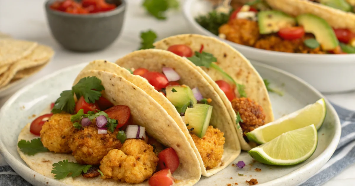 vegan-cauliflower-tacos Vegan Cauliflower Tacos
