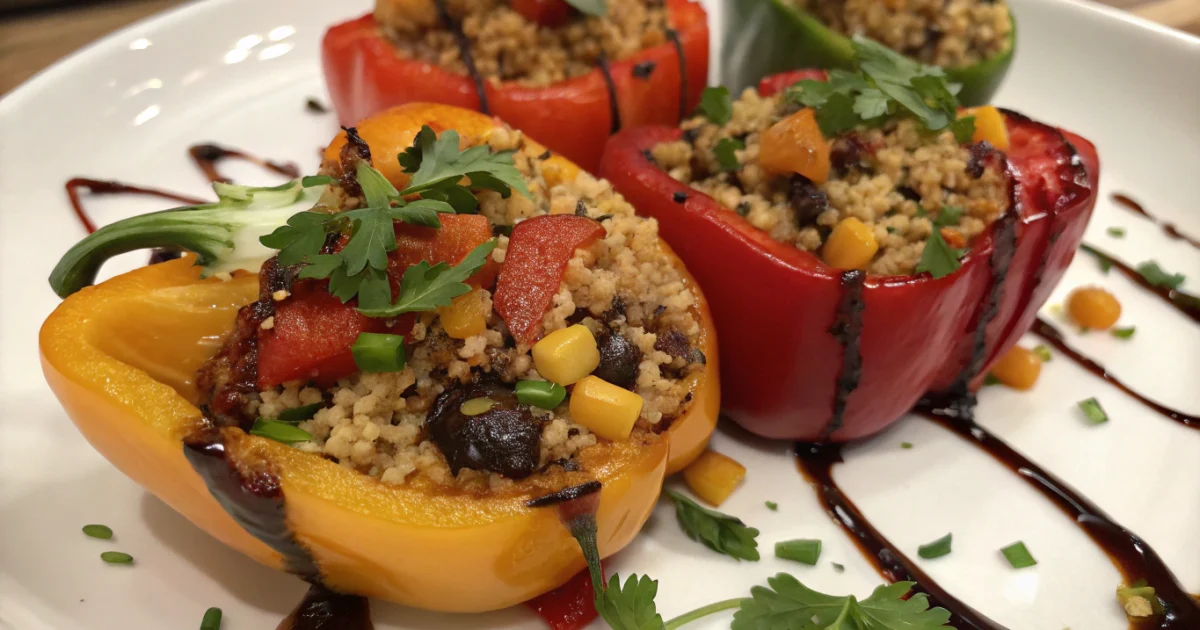 vegan-stuffed-peppers Vegan Stuffed Peppers